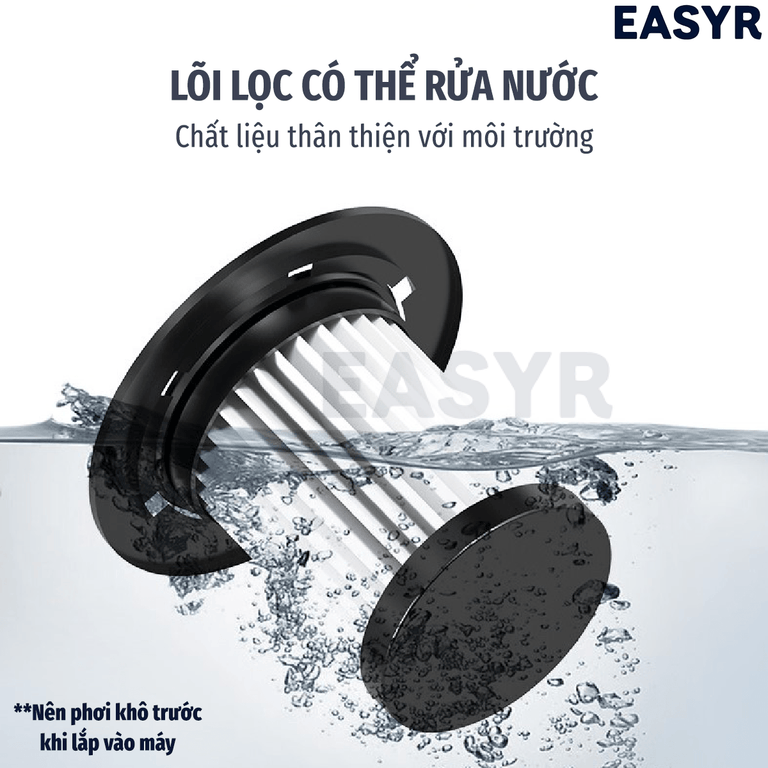 Lõi Lọc HEPA 4IN1 Máy Hút Bụi Không Dây Đa Năng Easyr - EASYR