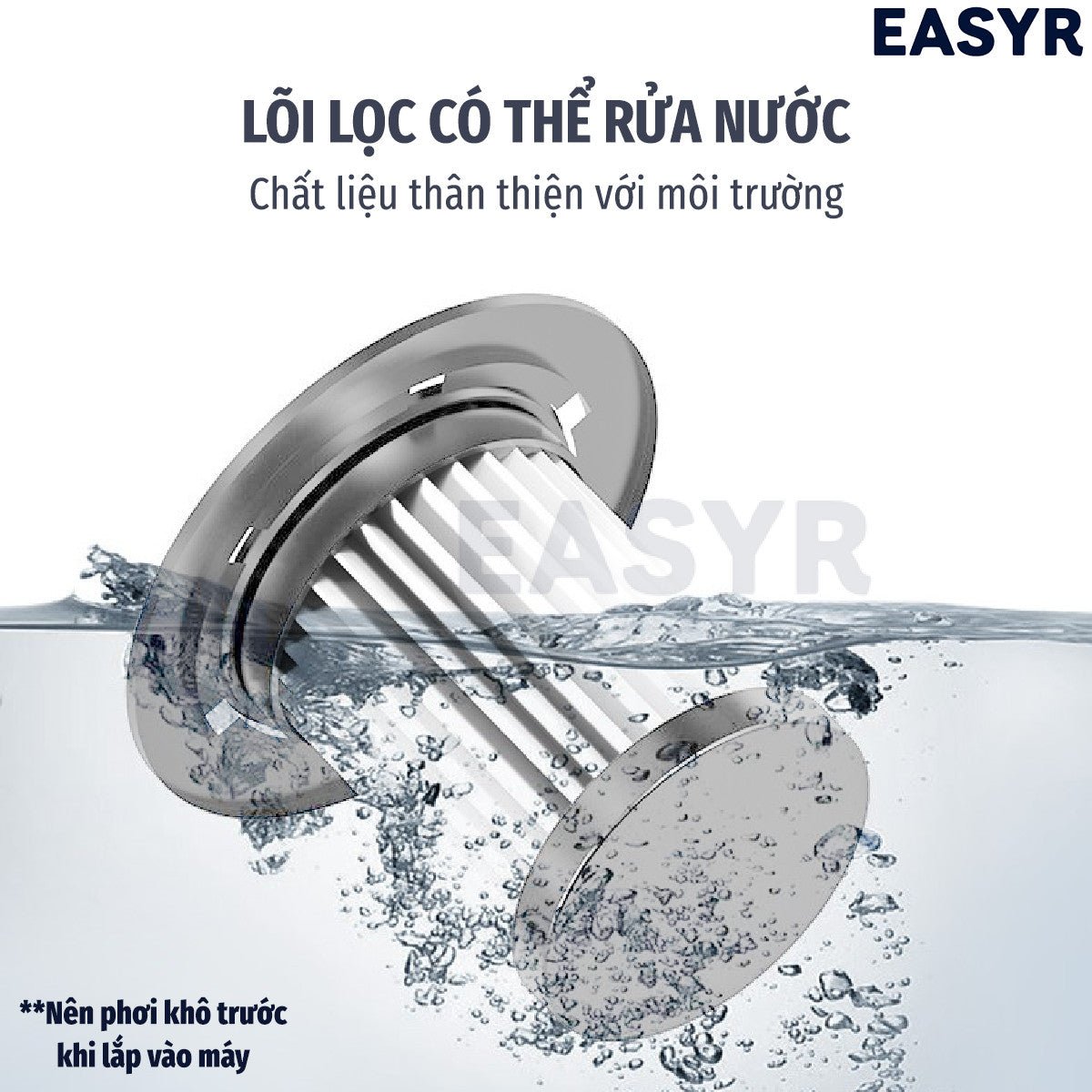 Lõi Lọc HEPA MV01 Máy Hút Bụi Lau Nhà Không Dây - EASYR