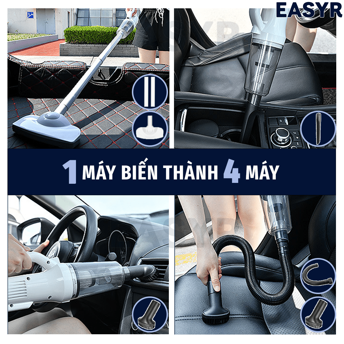 Máy Hút Bụi 4IN1 Không Dây Đa Năng EASYR - EASYR