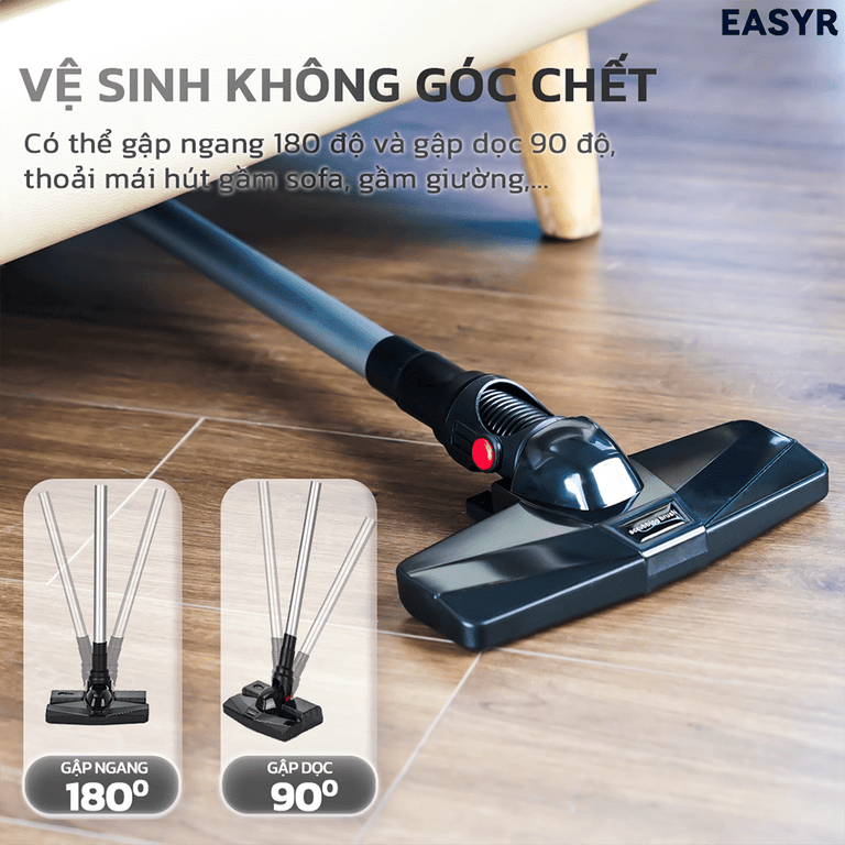Máy Hút Bụi Lau Nhà MV01 Không Dây - EASYR