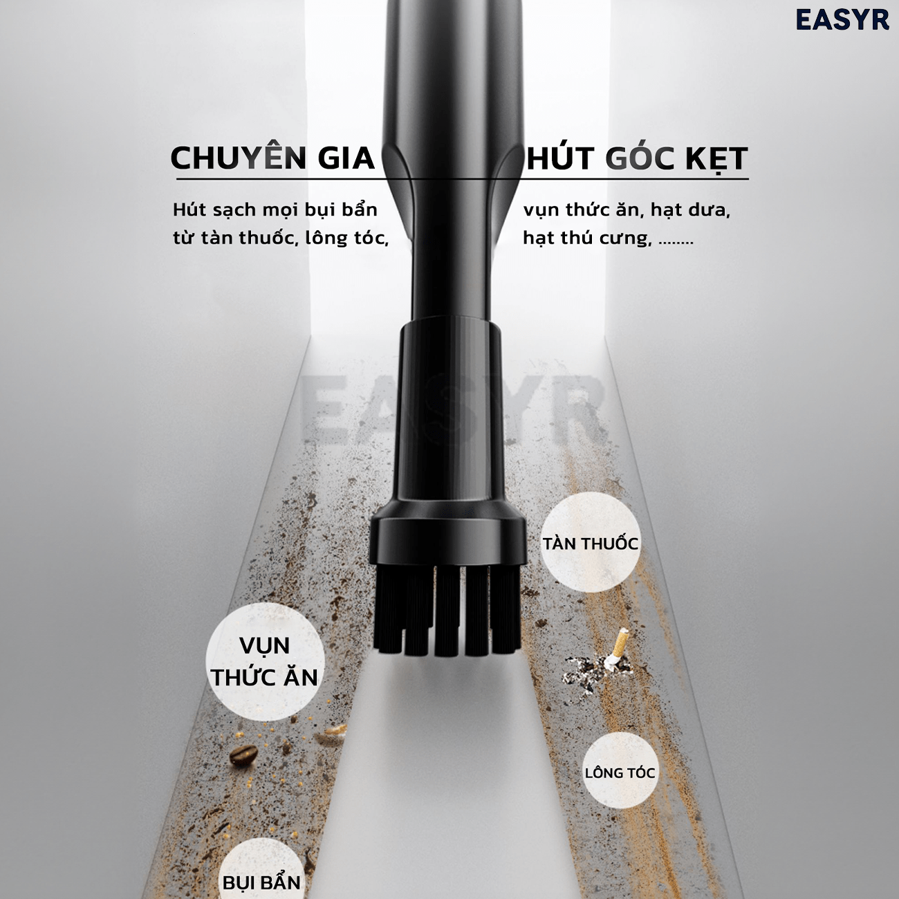 Máy Hút Bụi MC05 Không Dây Mini - EASYR