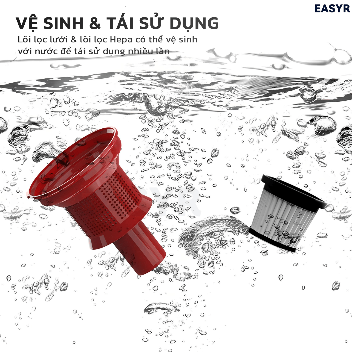 Máy Hút Bụi UC11 Lau Nhà Có Dây Easyr - EASYR