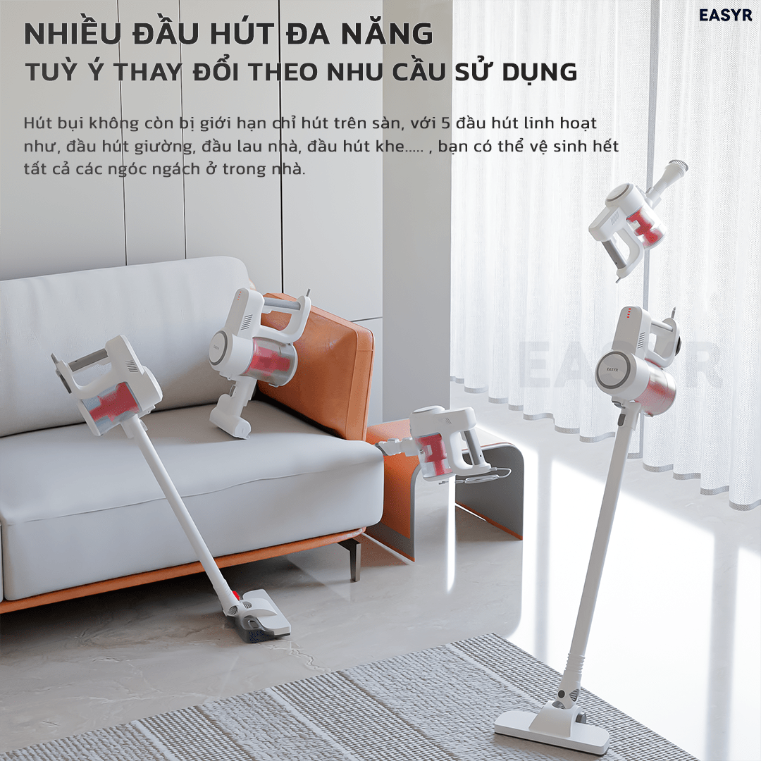 Máy Hút Bụi UC11 Lau Nhà Có Dây Easyr - EASYR