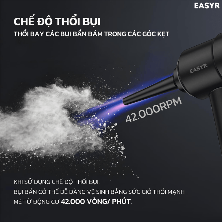 Máy Hút Thổi Bụi MC08 Không Dây Mini - EASYR