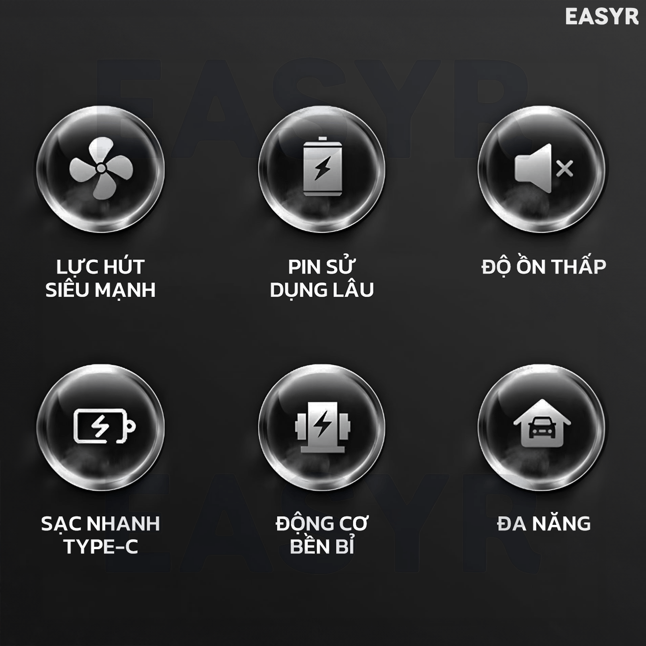 Máy Hút Thổi Bụi MC08 Không Dây Mini - EASYR