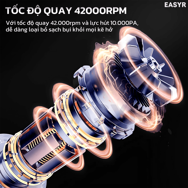 Máy Hút Thổi Bụi MC08 Không Dây Mini - EASYR