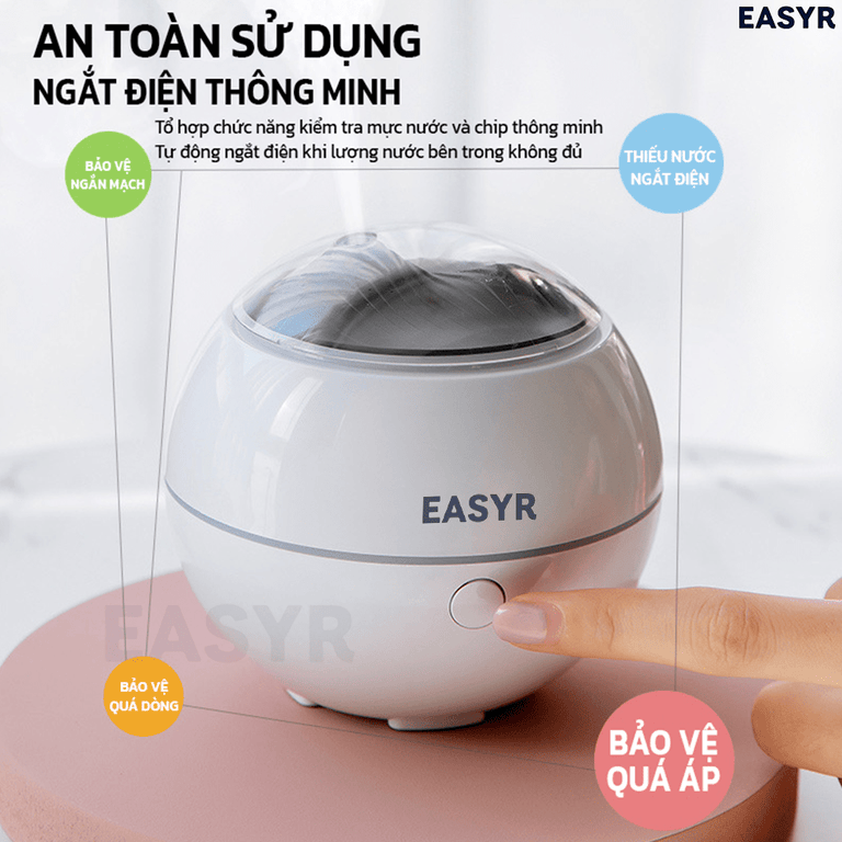 Máy Xông Tinh Dầu AD02 Siêu Âm Có Dây - EASYR