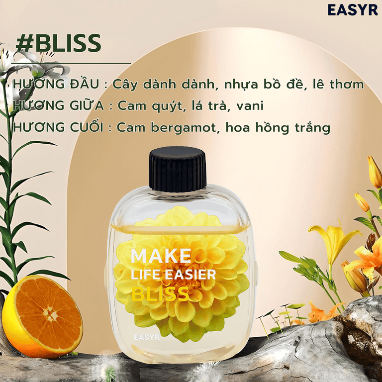 [Quà Tặng] Tinh Dầu WD02 Máy Xông Tinh Dầu Không Dây EASYR - EASYR